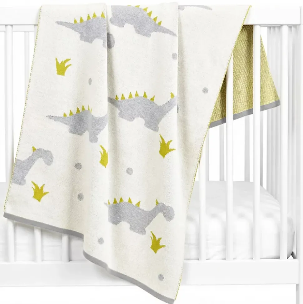 SEVIRA KIDS Couverture en coton bio GOTS Dinosaure