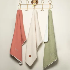 SEVIRA KIDS Couverture en gaze de coton et sherpa Jeanne