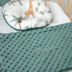 SEVIRA KIDS Couverture légère en minky Safari