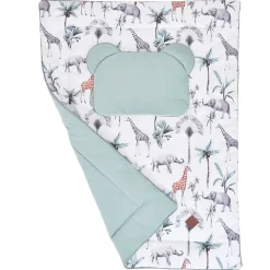 SEVIRA KIDS Couverture plaid réversible SAFARI