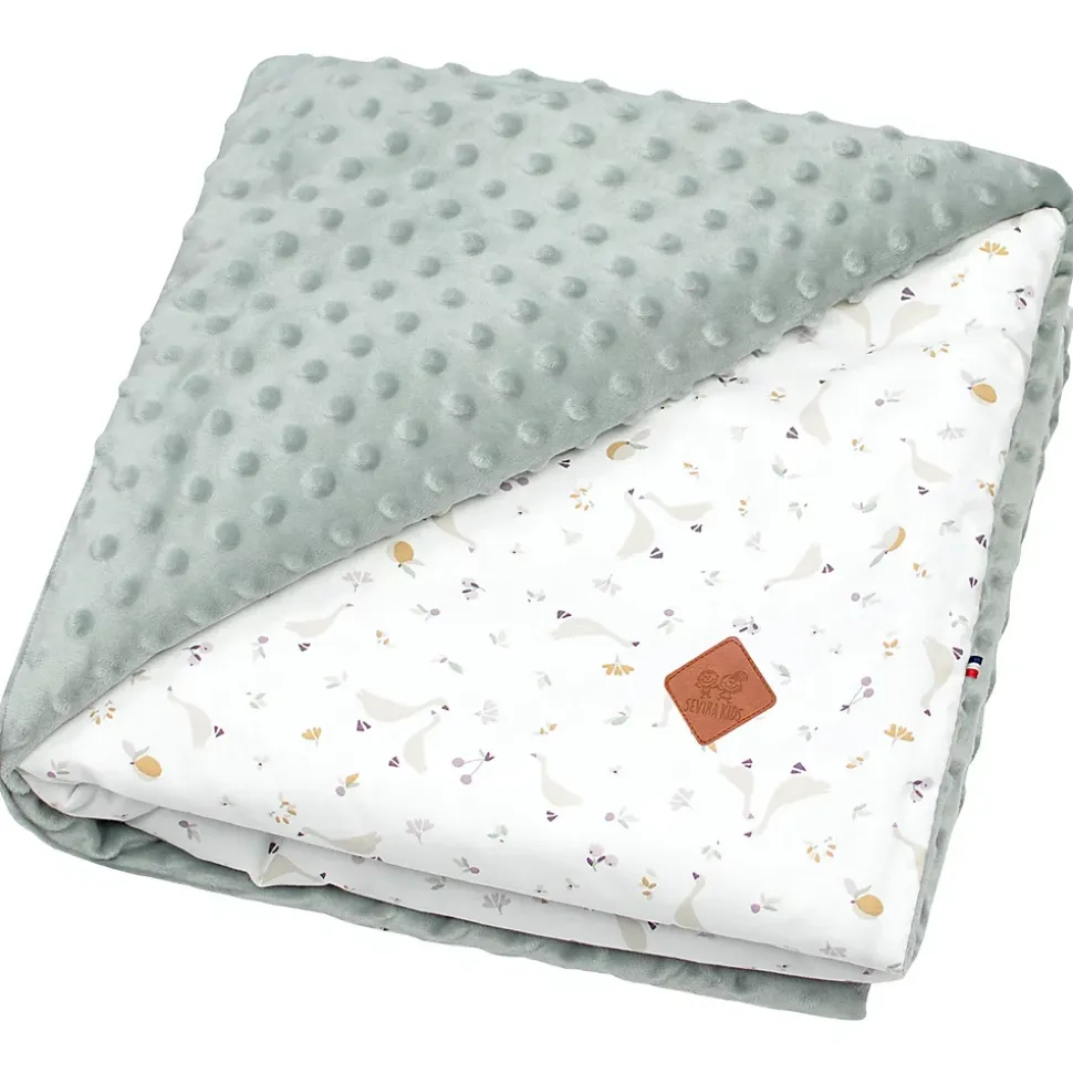 SEVIRA KIDS Couverture réversible en minky Sidonia