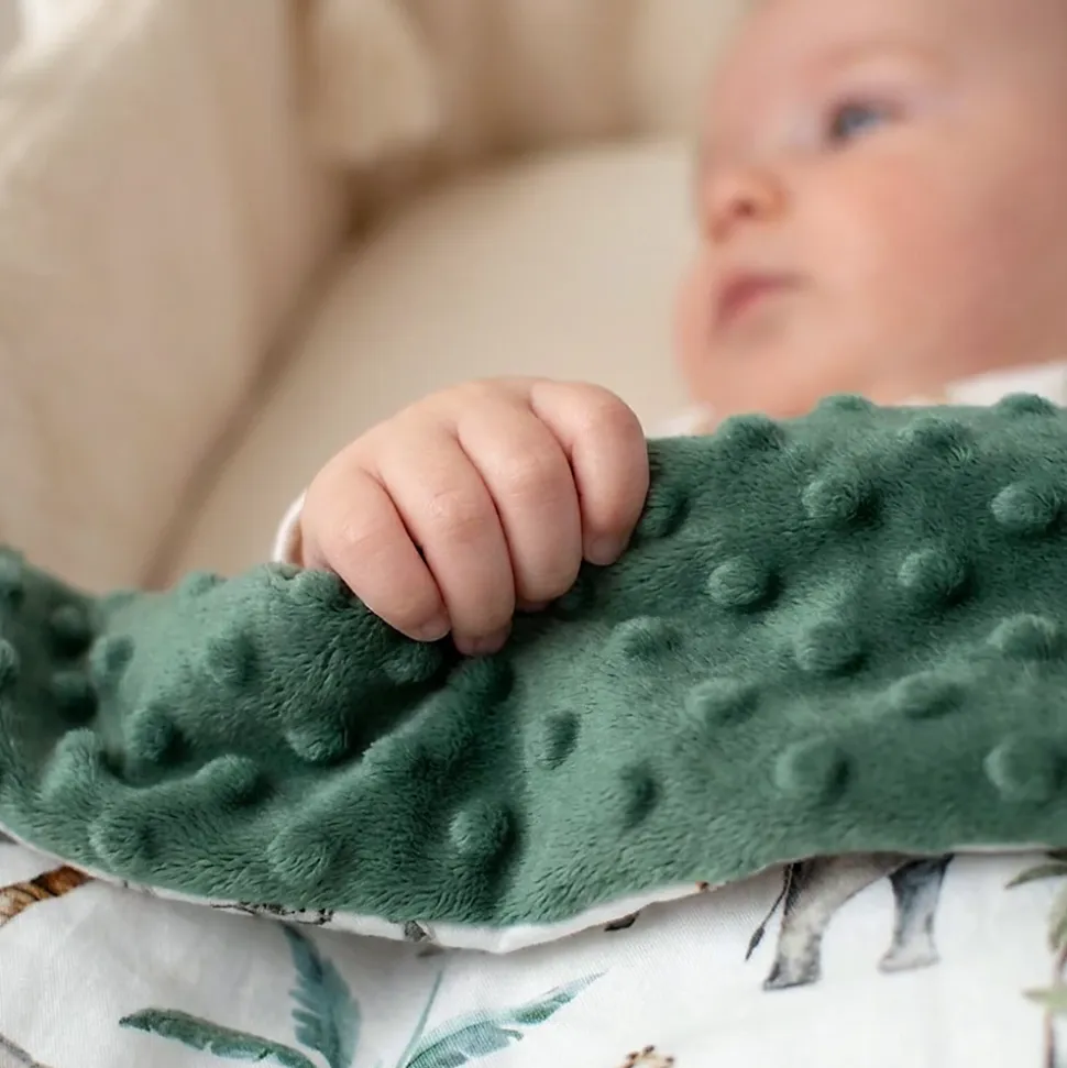 SEVIRA KIDS Couverture réversible en minky Safari