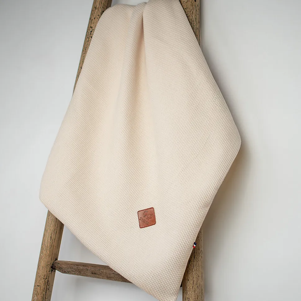 SEVIRA KIDS Couverture été en coton nid d'abeille