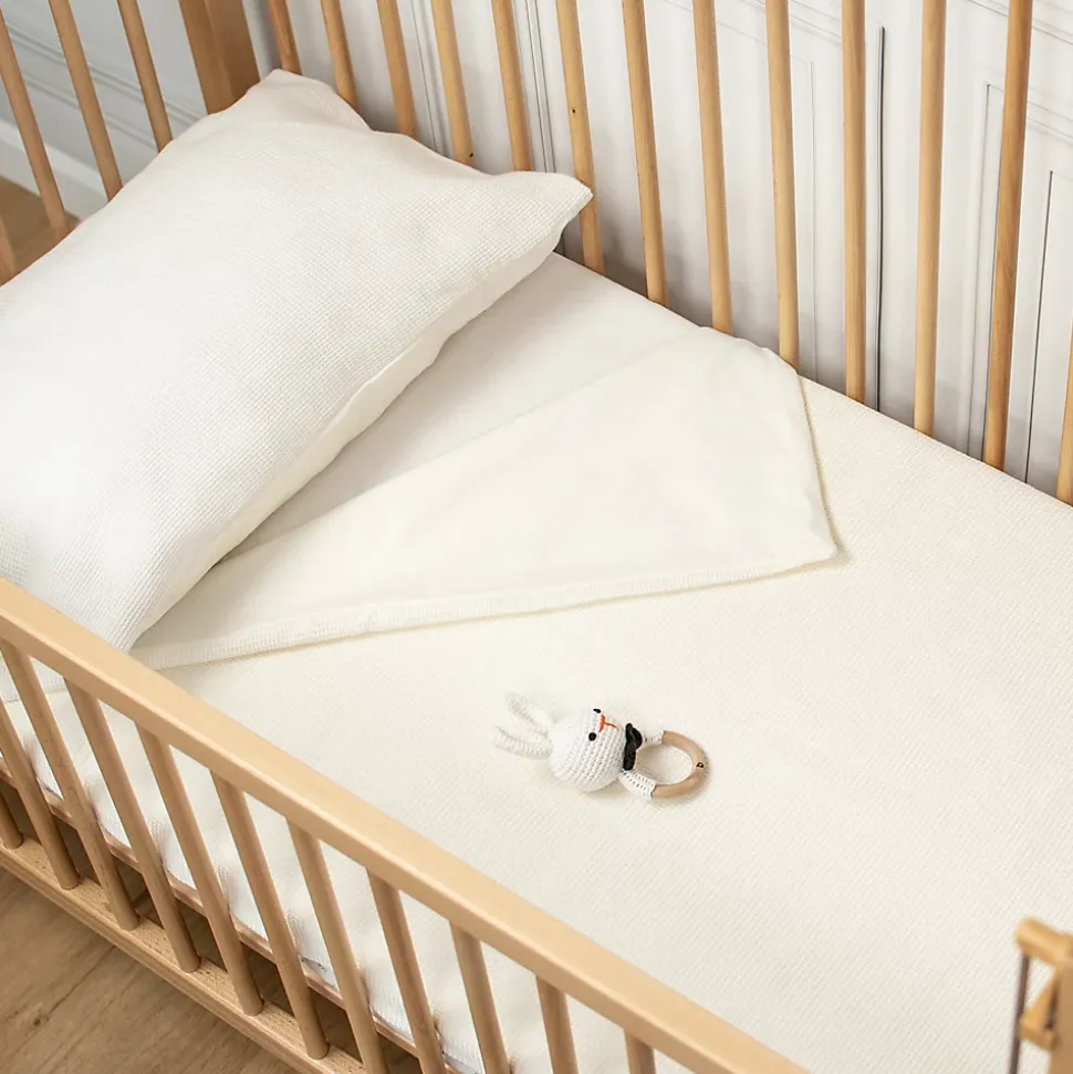 SEVIRA KIDS Couverture été en coton nid d'abeille