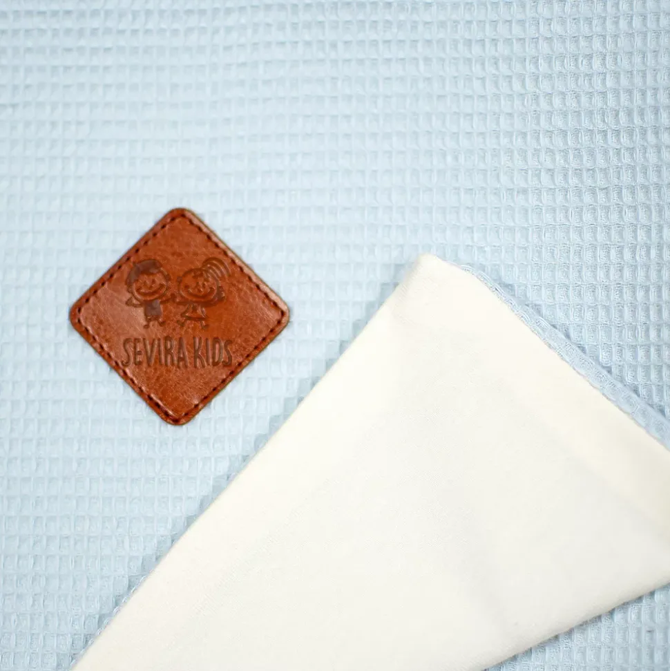 SEVIRA KIDS Couverture été en coton nid d'abeille