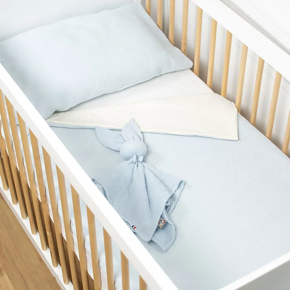 SEVIRA KIDS Couverture été en coton nid d'abeille