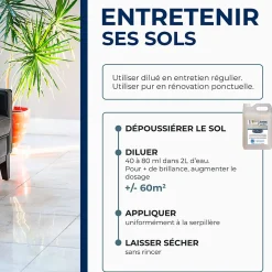 Shampoing brillant sols carrelés Starwax 5L