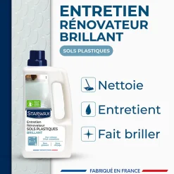 Shampoing raviveur sols plastiques Starwax 1L