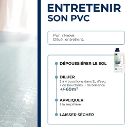 Shampoing raviveur sols plastiques Starwax 1L