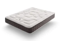 Simpur relax matelas 160x200 cm royal top viscoélastique et ressorts ensachés 30 cm d'épaisseur 7 zones de confort