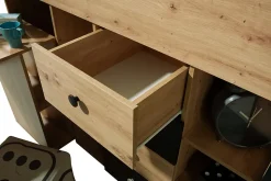 SMART 3P Lit superposé 248,5/123/93 (artisan/blanc)