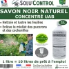 SOLU'CONTROL - Savon Noir Naturel Concentré, 1L, Nettoyant, enlève le miellat et les pucerons