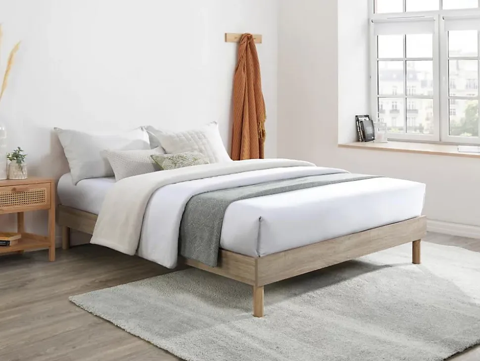 Sommier à lattes 140 x 190 cm - Naturel clair - MUCHIGAN de YSMÉE