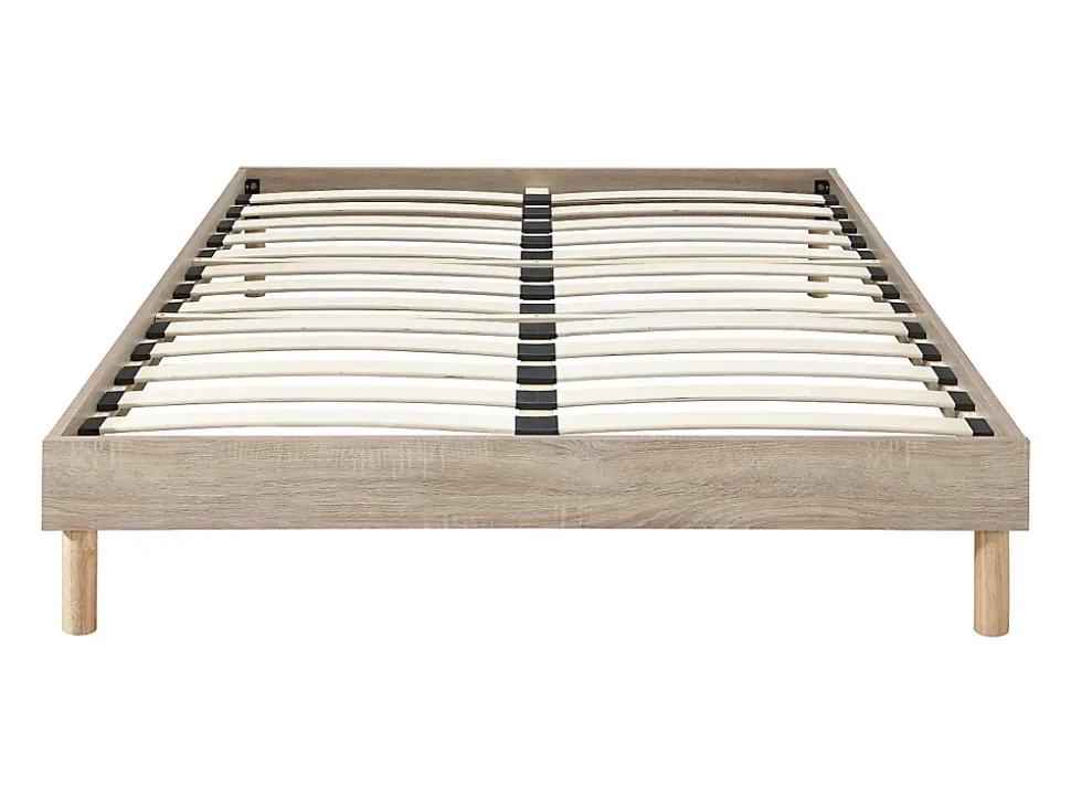 Sommier à lattes 140 x 190 cm - Naturel clair - MUCHIGAN de YSMÉE