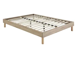 Sommier à lattes 160 x 200 cm - Naturel clair - MUCHIGAN de YSMÉE