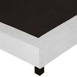 Sommier à lattes avec pieds CELY, tapissier en bois massif couleur gris- longueur 190 x largeur 90 cm