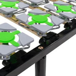 Sommier à Lattes Avec Plots De Soutien 140x200 Cm Avec Pieds