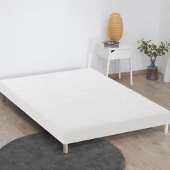 Sommier à lattes blanc 140x190