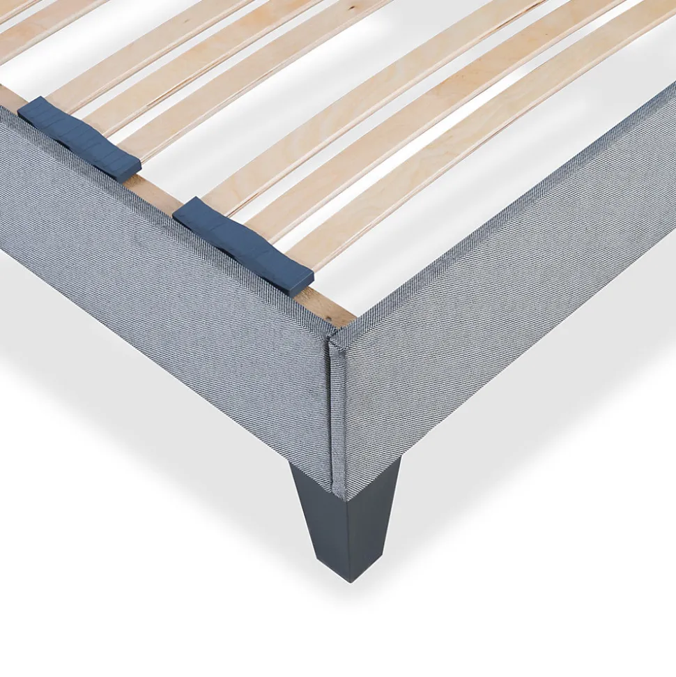 Sommier à lattes en bois Ergostar 160x200 cm Coloris Gris clair Livré en kit