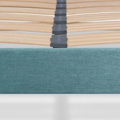 Sommier à lattes en bois Lumière 160x200 cm Coloris Vert d'eau Livré en kit