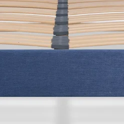 Sommier à lattes en bois Lumière 160x200 cm Coloris Bleu marine Livré en kit