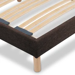 Sommier à lattes en bois Lumière 140x190 cm Coloris Marron Livré en kit