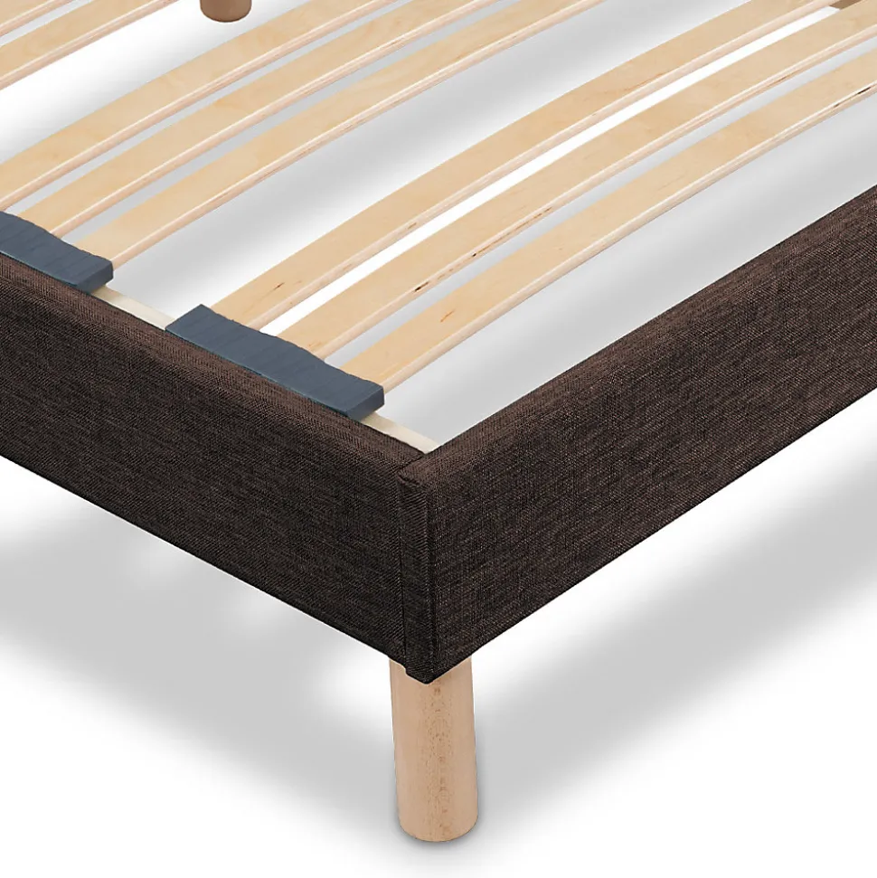 Sommier à lattes en bois Lumière 140x190 cm Coloris Marron Livré en kit