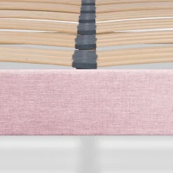 Sommier à lattes en bois Lumière 180x200 cm Coloris Rose Livré en kit