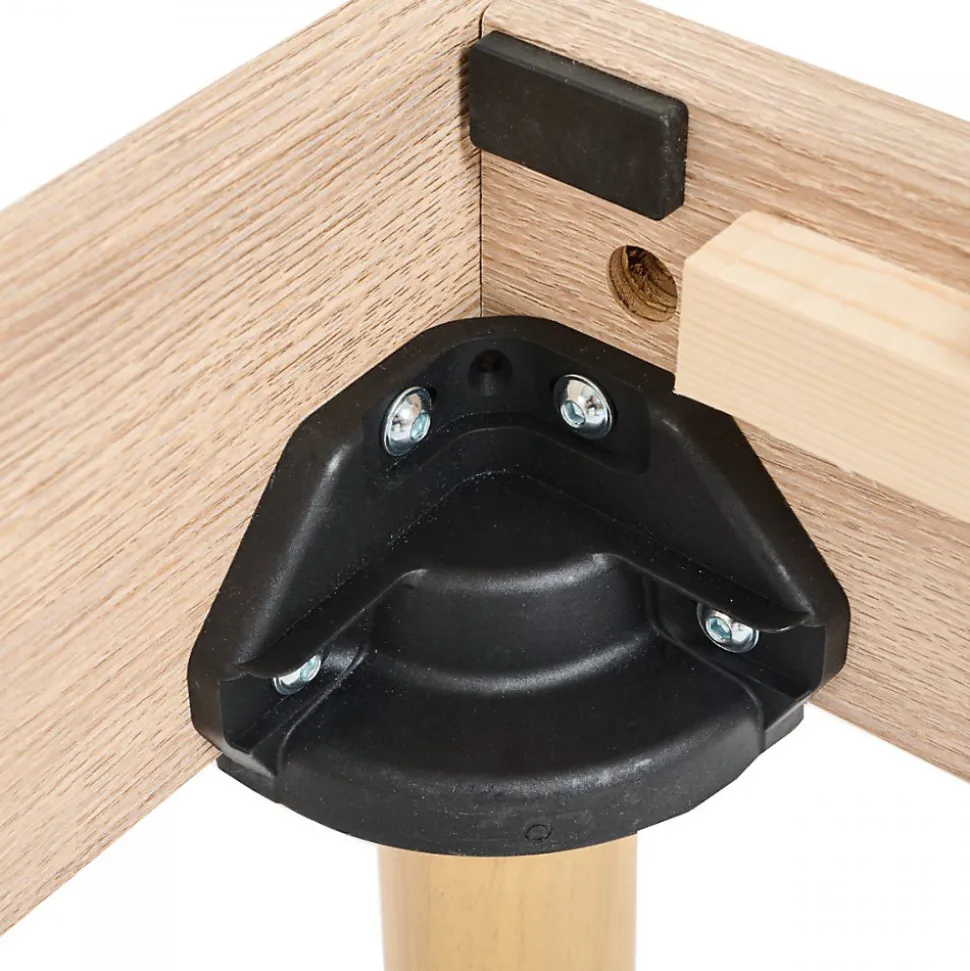 Sommier à lattes en kit 160x200 cm avec pieds