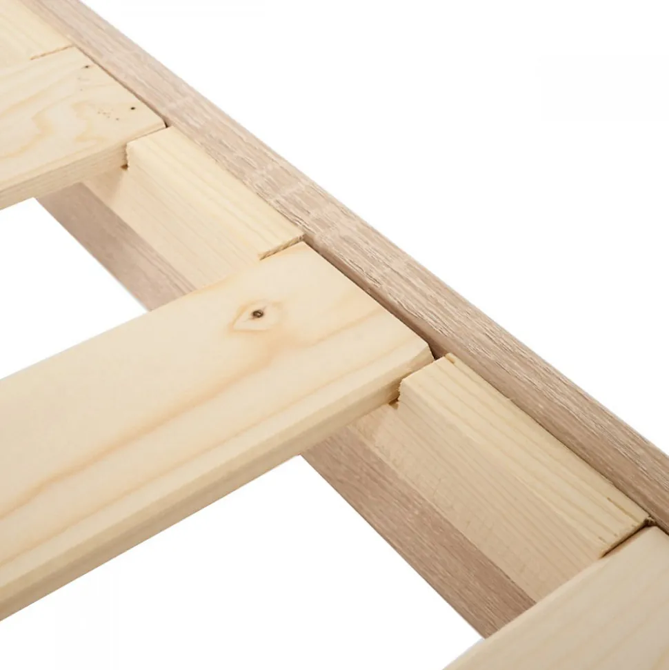 Sommier à lattes en kit 160x200 cm avec pieds