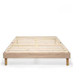 Sommier à lattes en kit 160x200 cm avec pieds