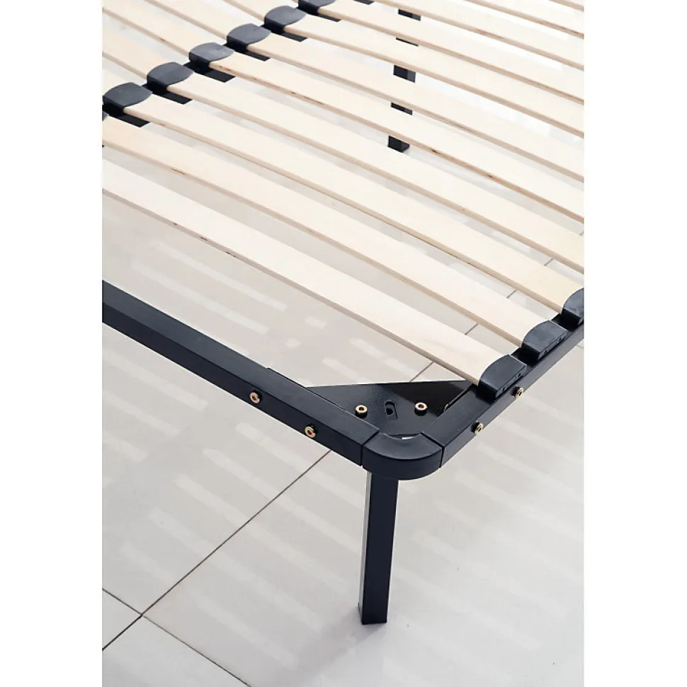 Sommier à Lattes en kit 140x190 cm sur Pieds pour lit 2 Places