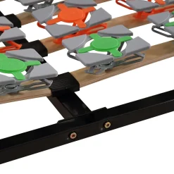 Sommier à Lattes Ergonomique Avec Plots De Soutien 200x200 Cm Avec Pieds