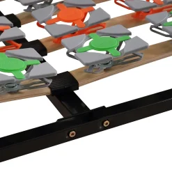 Sommier à Lattes Ergonomique Avec Plots De Soutien 140x200 Cm Avec Pieds