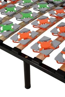 Sommier à Lattes Ergonomique Avec Plots De Soutien 140x200 Cm Avec Pieds