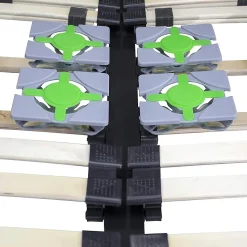 Sommier à Lattes Ergonomique Avec Plots De Soutien 160x200 Cm