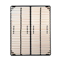 Sommier à lattes multiplis résistant fermeté réglable 160X200 cm