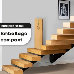 Sommier à Lattes Robuste Avec Pieds En Acier - Montage Facile - 180x200 Cm Blanc