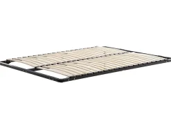 Sommier à lattes 140x190 cm pour cadre de lit 2 places