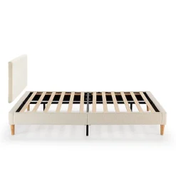 Sommier + tête de lit Niebla 140x200 cm Beige