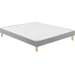 Sommier Bultex CONFORT FERME VIGOROSO DECO 200x200 Enduit Moka Lattes