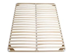 Sommier cadre à lattes 140 x 190 cm - 2x19 lattes - Sans pieds - Beige - KALISTA de YSMÉE