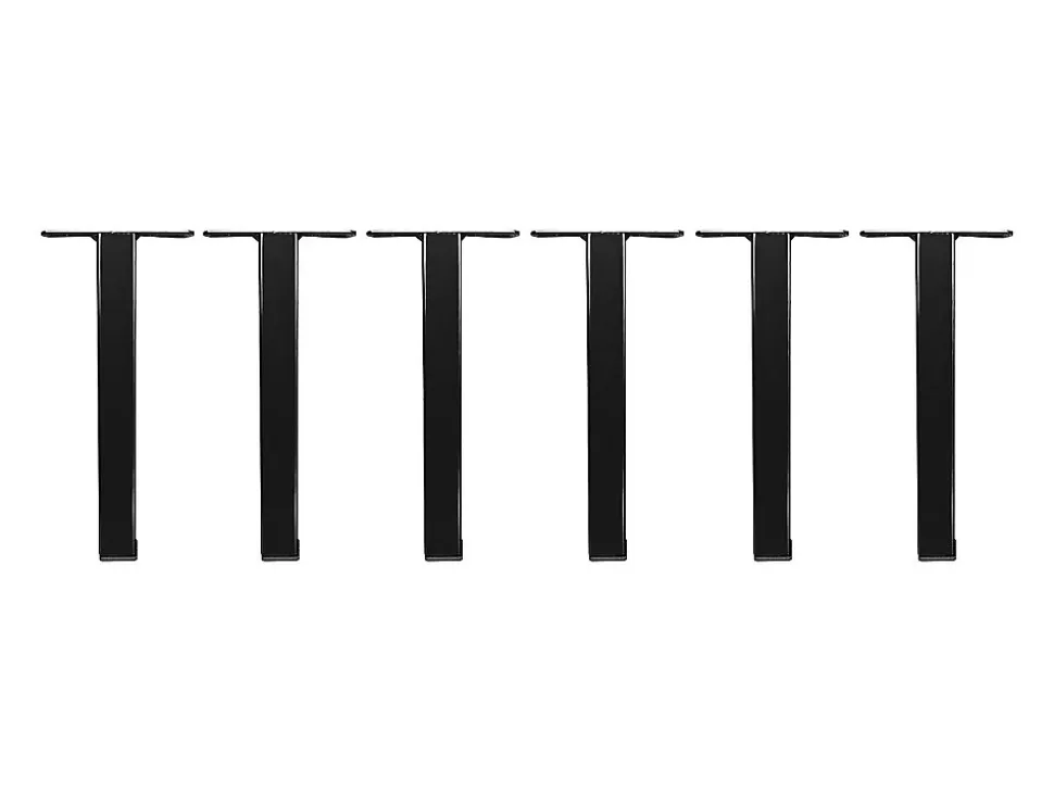 Sommier cadre à lattes 160 x 200 cm - 2 x 15 lattes - 3 zones soutien lombaire renforcé - Avec pied - Noir - CERRISI de YSMÉE