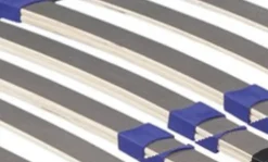 Sommier Cadre à lattes Renforcé 140x190 cm Compatible avec tous matelas Support réglable 17 lattes en 9mm Structure métal 1,2 mm