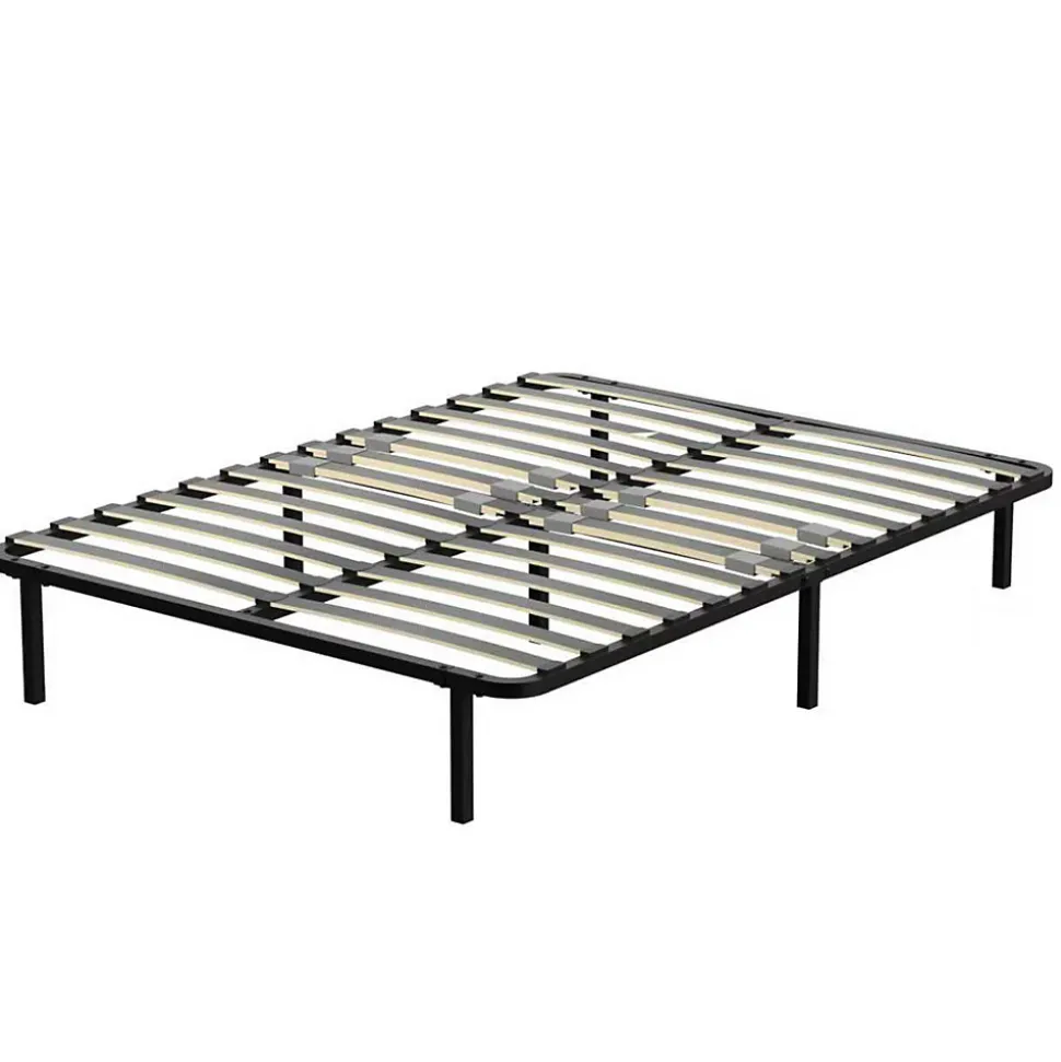 Sommier cadre à lattes 140x190 cm, 2x14 rangs