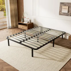 Sommier cadre à lattes 140x190 cm, 2x14 rangs