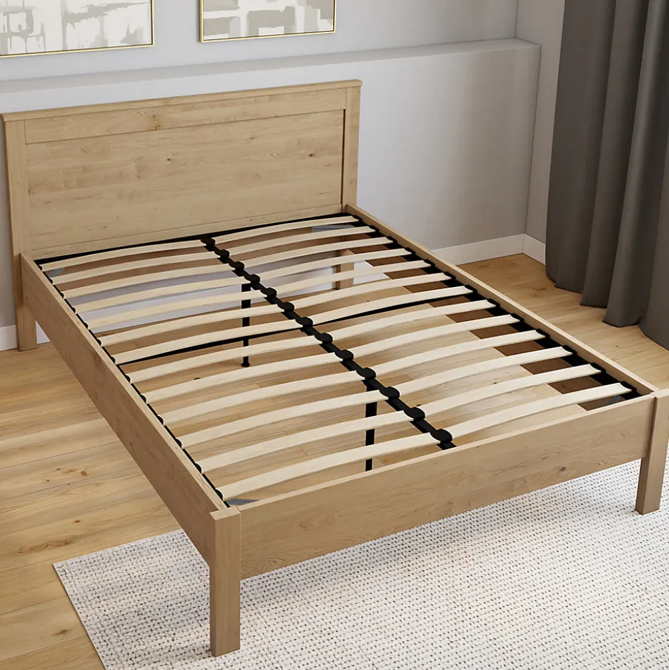 Sommier cadre métal à lattes fixe 140 x 190 cm