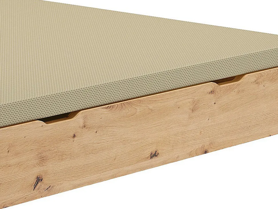 Sommier coffre 140 x 190 cm - Naturel clair - VEONA de YSMÉE