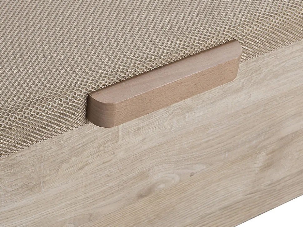 Sommier coffre 140 x 190 cm - Naturel clair - HESTIA de YSMÉE