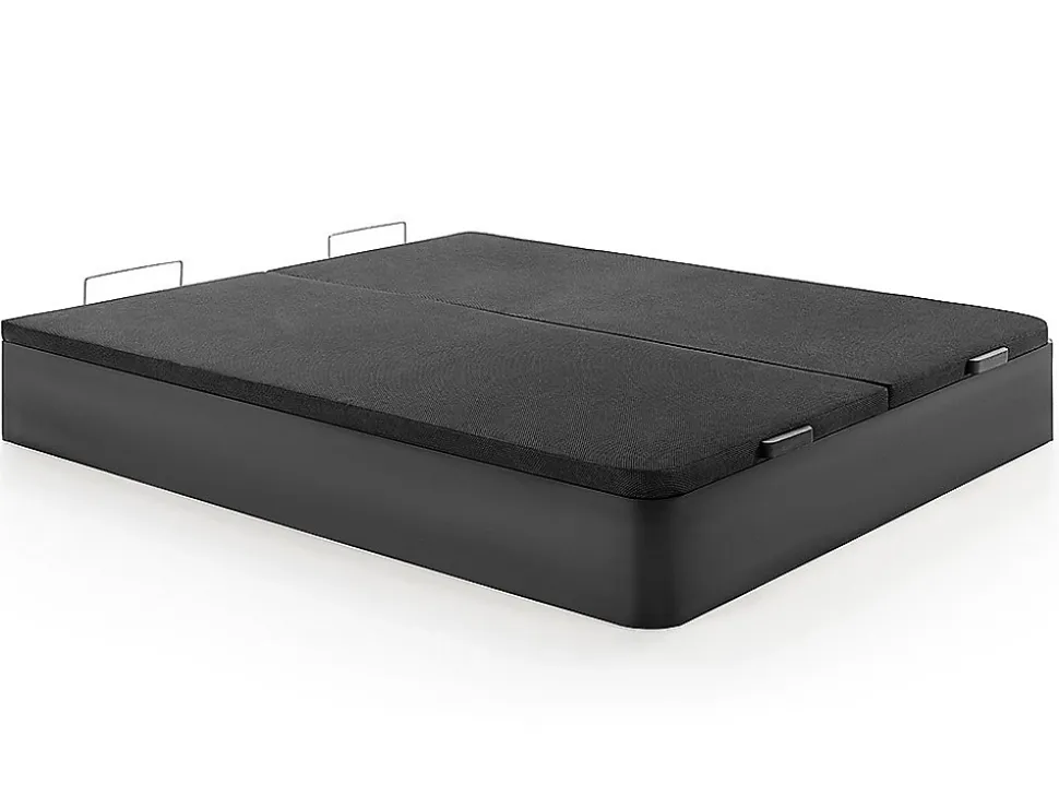 Sommier coffre 180 x 200 cm - Noir mat - HESTIA de YSMÉE